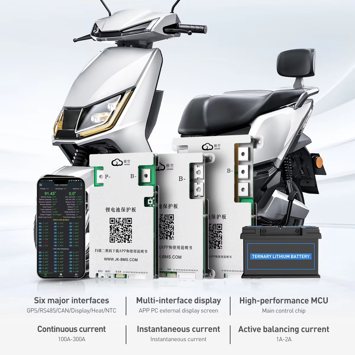JIKONG JK-B2A24S30P Smart BMS  - Smart Bms 24S 200A Bluetooth Lifepo4 ulasan dan harga