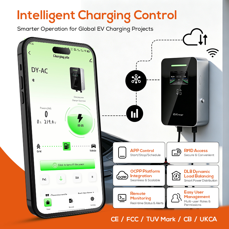 Lifl 7KW 11KW 22KW 3‑Phase Wal - Ev Charger Type 2 22Kw 32A 3 Phase ulasan dan harga